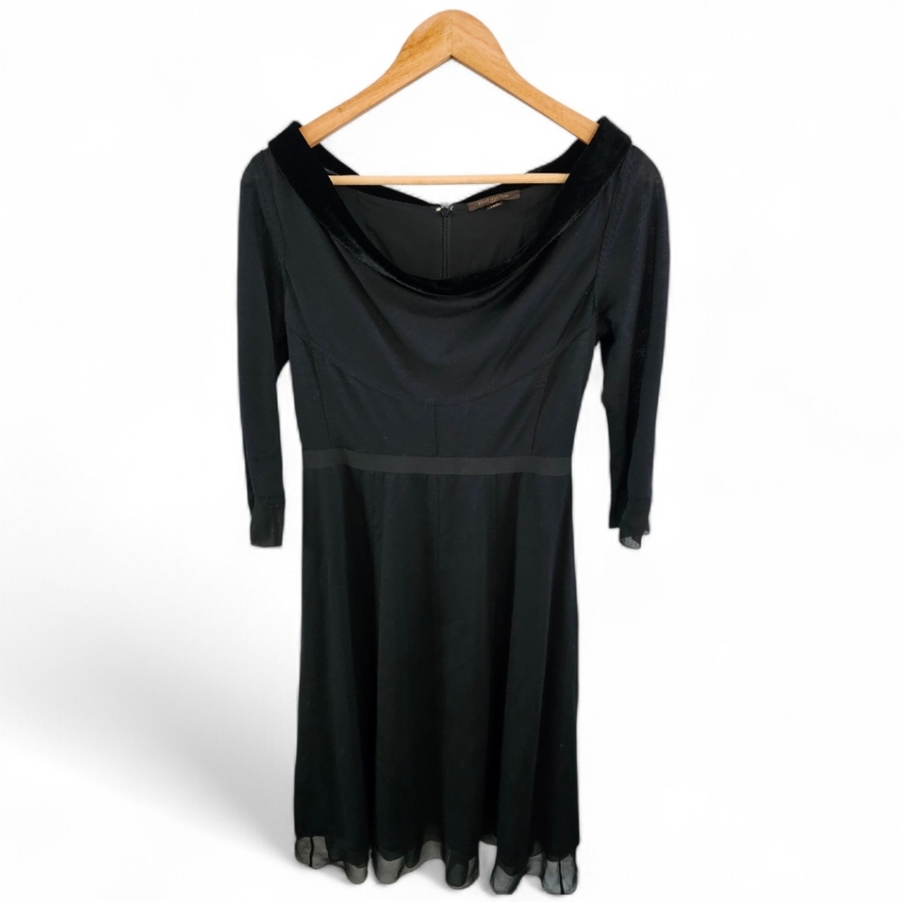 LOUIS VUITTO BLACK‎ COCKTAIL DRESS SIZE 38 US SMALL